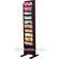 H. Wilson WML10FM  10-Pocket Literature Display (Floor Model) - 10.5 x 49 x 12"   (Mahogany)