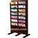 H. Wilson WML14FM  14-Pocket Literature Display (Floor Model) - 20.5 x 37 x 12" (Mahogany)