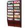 H. Wilson WML14O  14-Pocket Literature Display (Wall Model) - 20.5 x 37 x 3.75" (Oak)