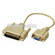 Pipeline-Digital RS-422 9-pin Female to Sony RS-232 25-pin Male Adapter (Short)