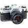 Canon AE-1 35mm SLR  Camera (Chrome) with 50mm f/1.8 FD Lens