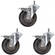 Bogen / Manfrotto Wheel Set with Brakes - 160MM Diameter, M10 Thread
