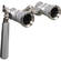 LaScala Optics 3x25 Opera Glass with Handle - Platinum & Silver