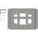 Chief FSB4220S INTERFACE BRACKET SILVER