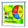 3M Wall Mount Projection Screen PS WB96 - 96 x 96"