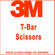 3M T-Bar Scissors #PS TBAR