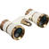 LaScala Optics 3x25 Opera Glass with Light - White & Gold