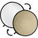 Impact Reflector Disc, Collapsible - Soft Gold, White - 12