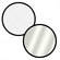 Impact Reflector Disc - Silver, White - 32"