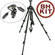 Bogen / Manfrotto 190MF3 Magfiber Carbon Fiber Tripod with 804RC2 3-Way Pan/Tilt Head