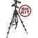 Bogen / Manfrotto 190MF4 Magfiber Carbon Fiber Tripod with 804RC2 3-Way Pan/Tilt Head