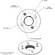 Chief Round Ceiling Plate � 11/2-in. NPT Fitting CMA106