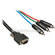 Comprehensive HR Pro Series VGA HD15 to 3x RCA Component Cable - 35'