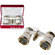 Masterpiece 3x25 Ovation Opera Glass with Light - White & Gold