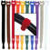 Rip-Tie Lite 1/2 x 8.0" Light-duty Strap (Pack of 10) (Rainbow)    