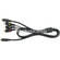 Sony VMC-30FS Mini AV Male to 3 RCA Male + 1 S-Video A/V Cable - 9'