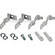 InFocus False Ceiling Mount T-Bar Scissor Clips - White