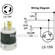 Altman Twist-Lock (LR5-15P) Connector, Male - 15 Amps