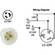 Altman Twist-Lock (L5-20P) Recessed Connector, Male - 20 Amps