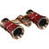 LaScala Optics 3x25 Opera Glass - Burgundy & Gold