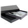 Archival Methods Print Lux Box - 8-5/8 x 11-1/8 x 1-1/8" - Black with Black Lining