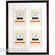 Lawrence Frame Images Frame - 14 x 18" - Holds Four 4x6" Photos - Walnut