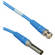 Canare Video Patch Cable, Patch Plug to BNC  - 2' (Blue)