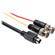 Hosa Technology S-Video to 2x BNC Female Video Cable - 10"