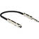 Hosa Technology 1/4" TRS Male to 1/4" TS Female (Direct-Out) Cable - 6"