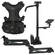VariZoom Black Hawk Stabilizer w/V-Lock Mount- Supports 25 lb (11.3 kg)