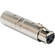 Hosa Technology Audio Cable XLR Male to XLR Female (Hum Stopper) Adapter