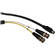 Comprehensive HR Series S-Video 4-pin Male to 2x BNC Male Y-Cable - 6'