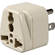 Franzus NWG3C  Adapter Plug - Grounded 3-Prong to Grounded 3-Prong USA
