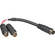 Communications Specialties 4-Pin Mini-DIN Male to 2 BNC Male Video Cable