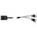 Communications Specialties 1156 Adapter Cable HDB15 Male to BNC Male x4 - 3' (0.91 m)