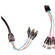 Communications Specialties BNC Male x3 to RCA Male x3 Cable - 12'