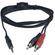 Communications Specialties Stereo Mini (3.5mm) to 2x RCA Audio Cable - 6'