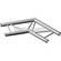 Milos M222 Duo 2 Way Horizontal Corner - 120 Degrees