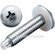 Middle-Atlantic CHP 10-32 3/4" Philips Truss-Head Screws & Washers 100 Pieces (Silver)