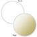 Photoflex LiteDisc Circular Reflector, Soft Gold/White Opaque, 32" (81.3cm)