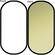 Photoflex LiteDisc Oval Reflector, Soft Gold/White Opaque, 41 x 74" (104 x 188cm)