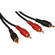 Comprehensive 2 RCA Male to 2 RCA Male Cable - 50'