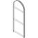 Altman Three Rung Light Ladder with Heavy Duty Clamp