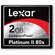 Lexar Cart�o CompactFlash de 2Gb Platinum II (80x) 