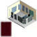 RPG Diffusor Systems AcousticTool Level 1 Acoustic Room Correction Package (Red Accent )
