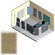 RPG Diffusor Systems AcousticTool Level 2 Acoustic Room Correction Package (Dune Beige )