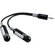 Griffin Technology SmartShare Headphone Splitter with Volume Control - Black
