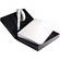 Archival Methods 11x14x2" Onyx Portfolio and Board Combo - Black Lining with Black  Museum Board