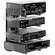 Peerless Industries Electronics Tower, Model PM-610G  with Four Glass Shelves  (Black)