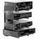 Peerless Industries Electronics Tower, Model PM-610SG  with Four Glass Shelves  (Silver)